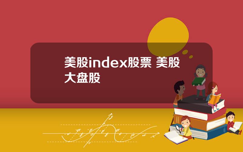 美股index股票 美股大盘股